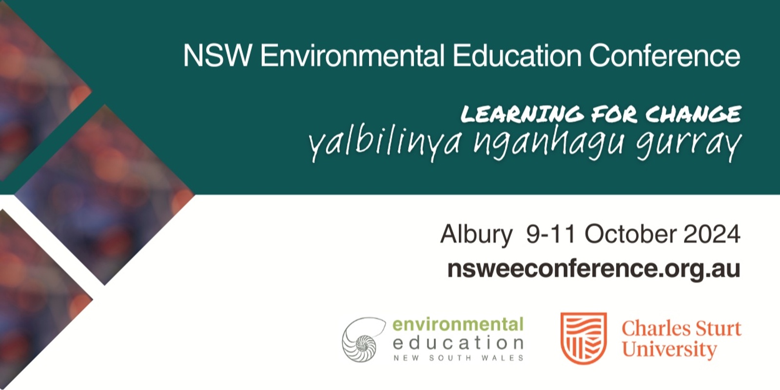 Banner image for 36th NSW Environmental Education Conference  - Albury 2024