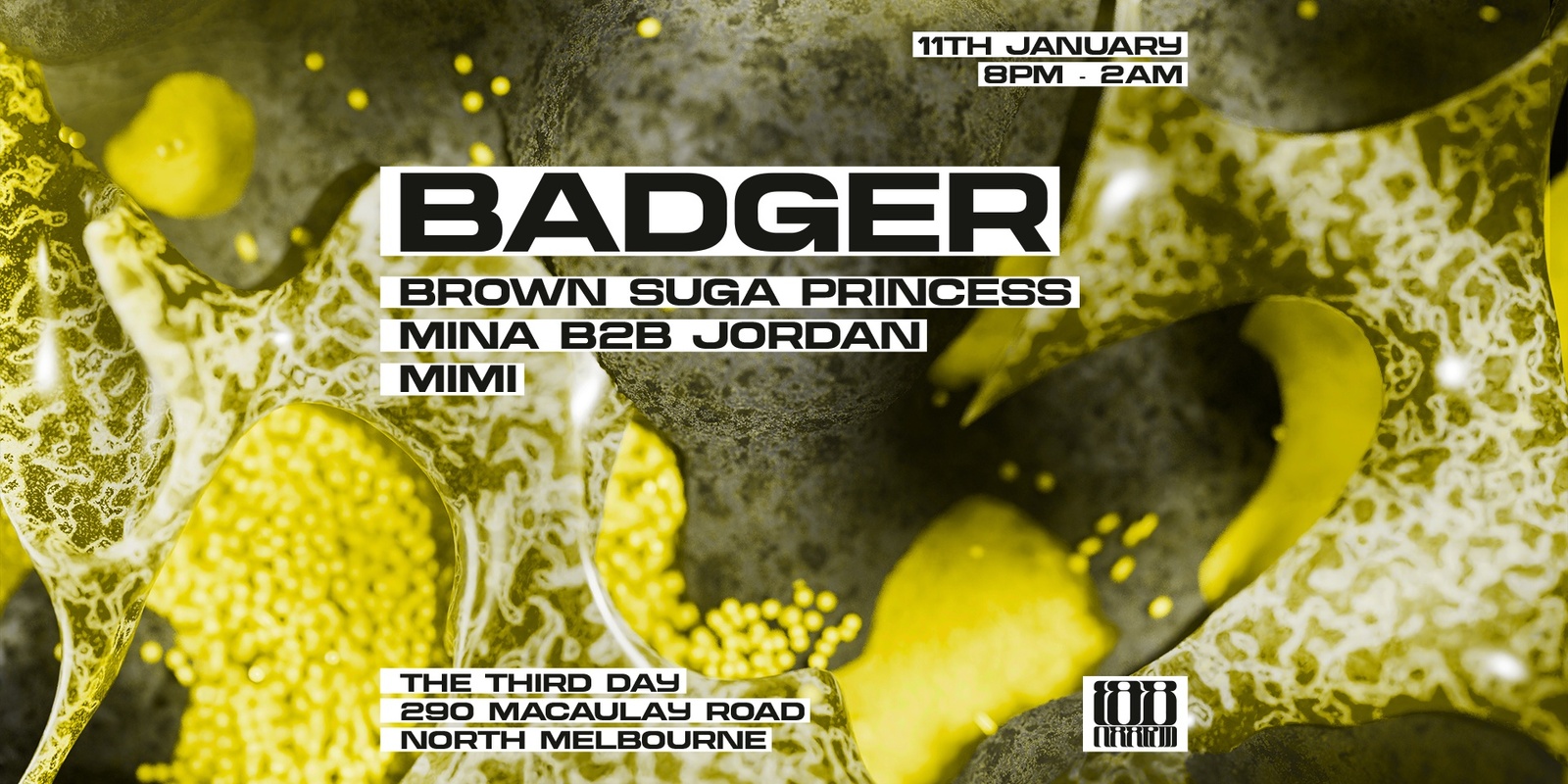 Banner image for 188 Naarm presents Badger