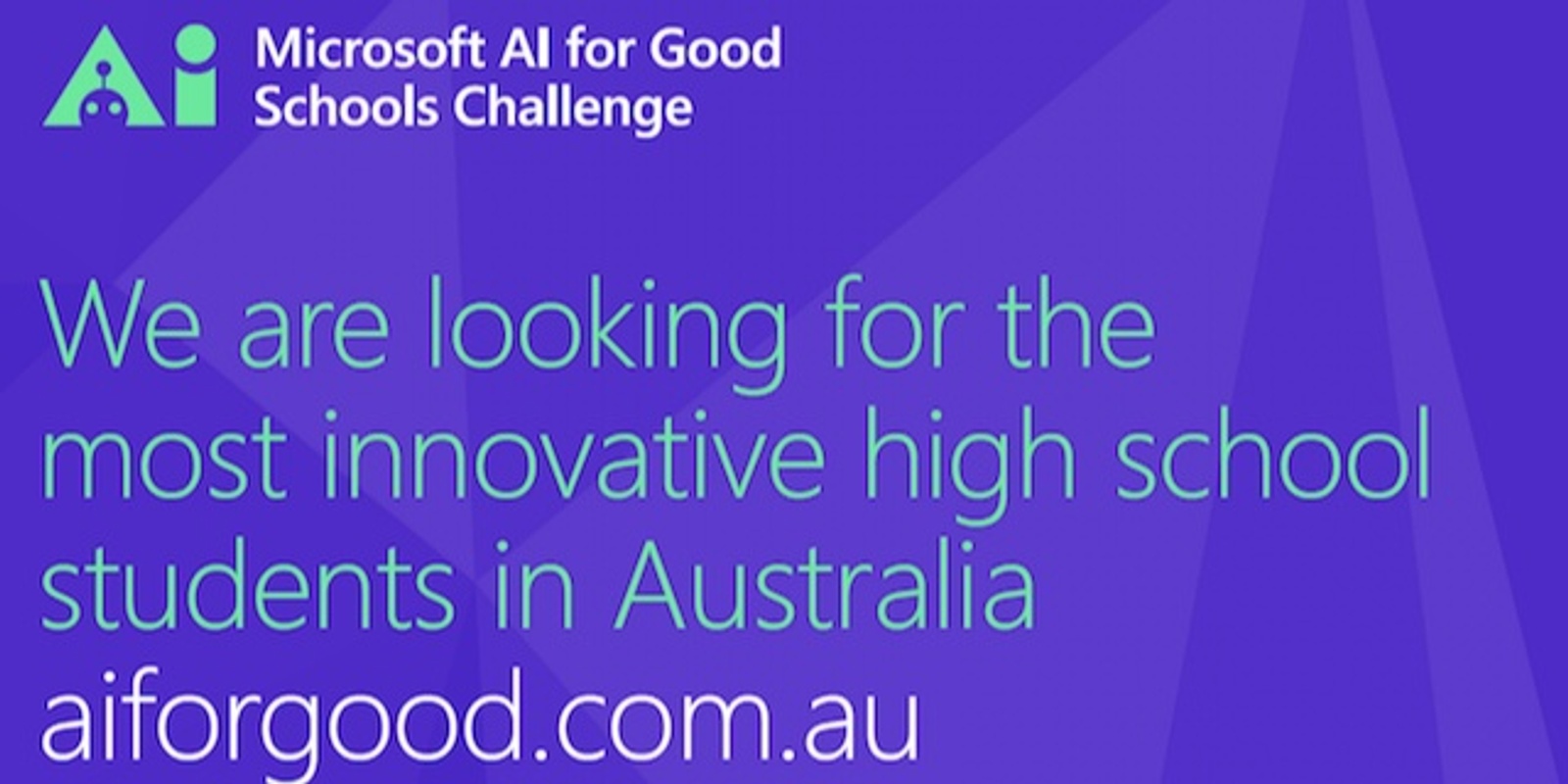 Banner image for Microsoft AI for Good Challenge Hackathon - Darwin