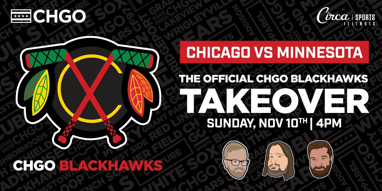 Banner image for CHGO Blackhawks Takeover + Pregame Skate!!