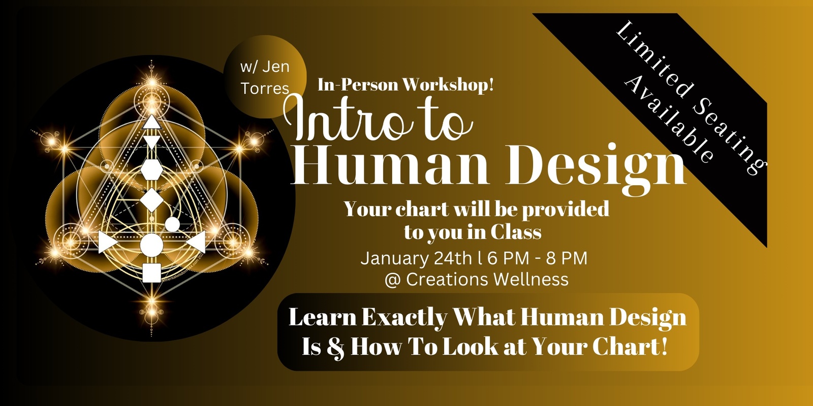 Banner image for INTRO to Human Design! + Learn How To Look at Your H.D. Chart!