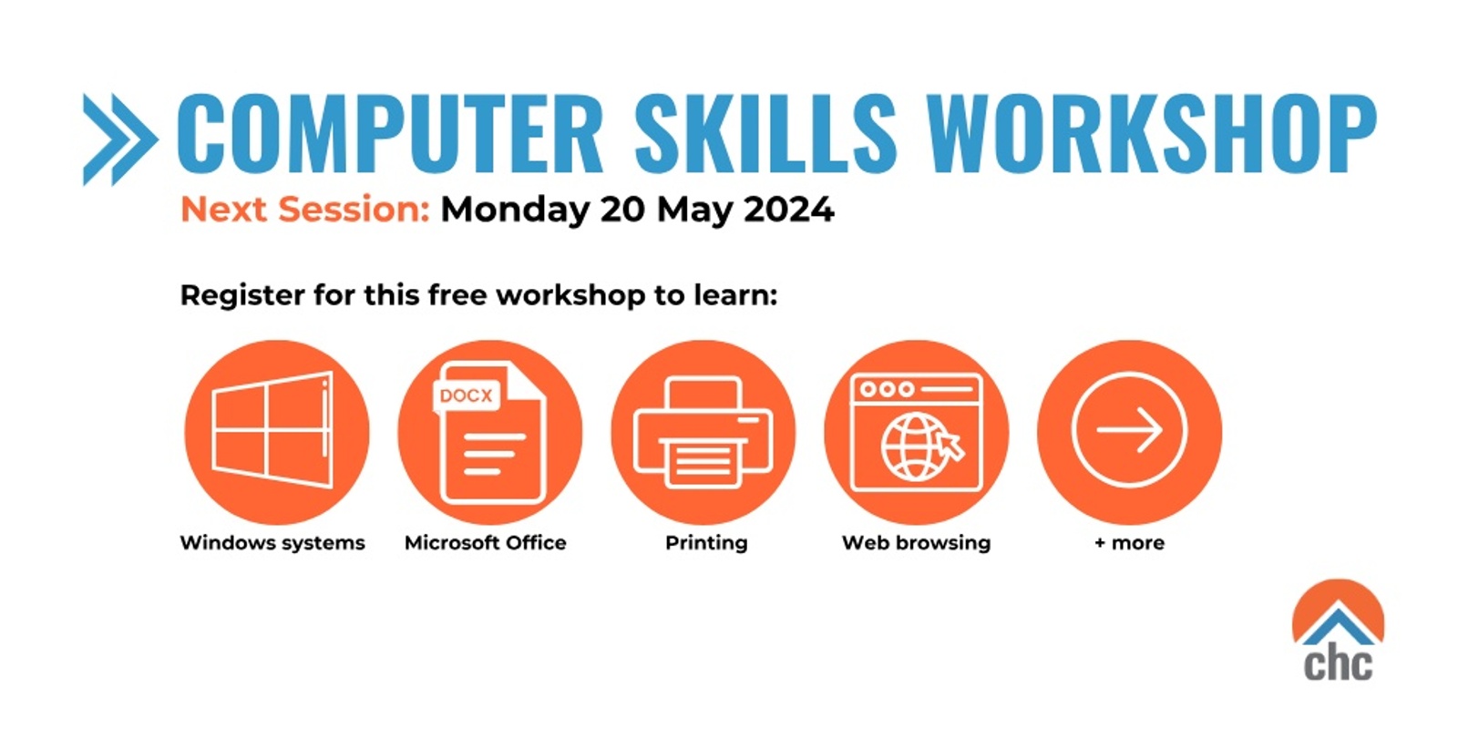 Banner image for CHC Computer Skills Course