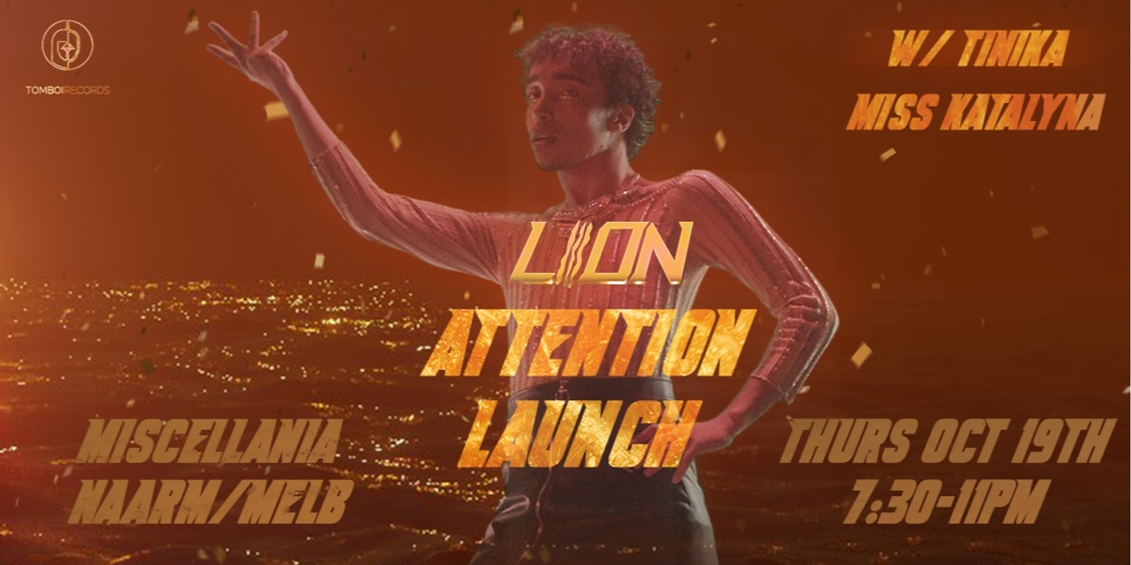 Banner image for LION - ‘Attention’ Single Launch w/ Tinika (DJ)