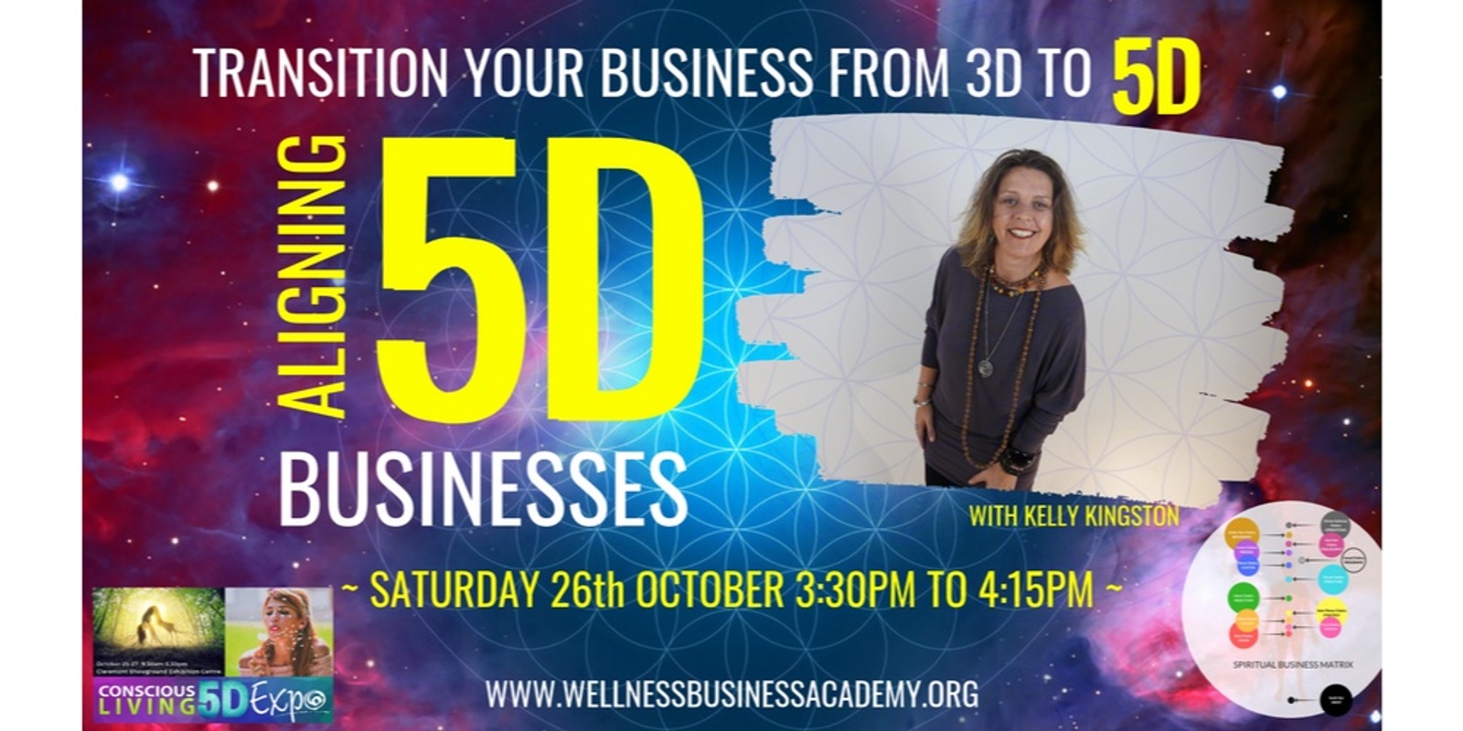 Banner image for Transitioning Your Business from 3D to 5D Q&A- Saturday 3.30pm