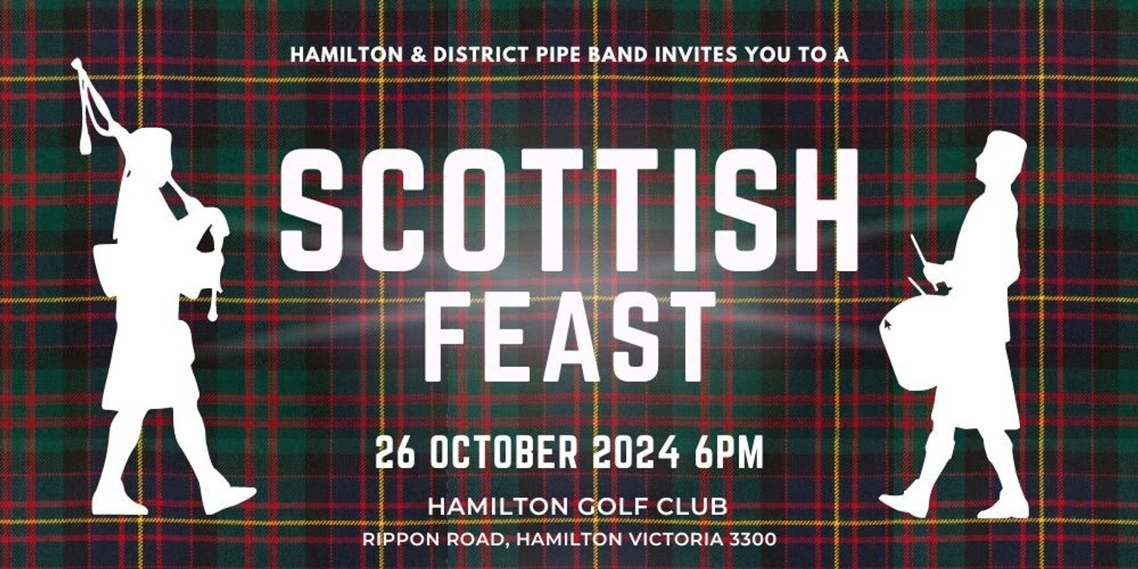 Banner image for Hamilton Highland Gathering Scottish Feast