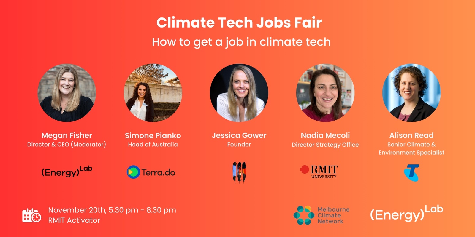 Banner image for Climate Tech Jobs Fair - How To Get A Job In Climate Tech