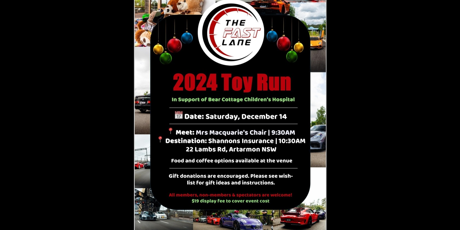 Banner image for The Fast Lane - 2024 Toy Run