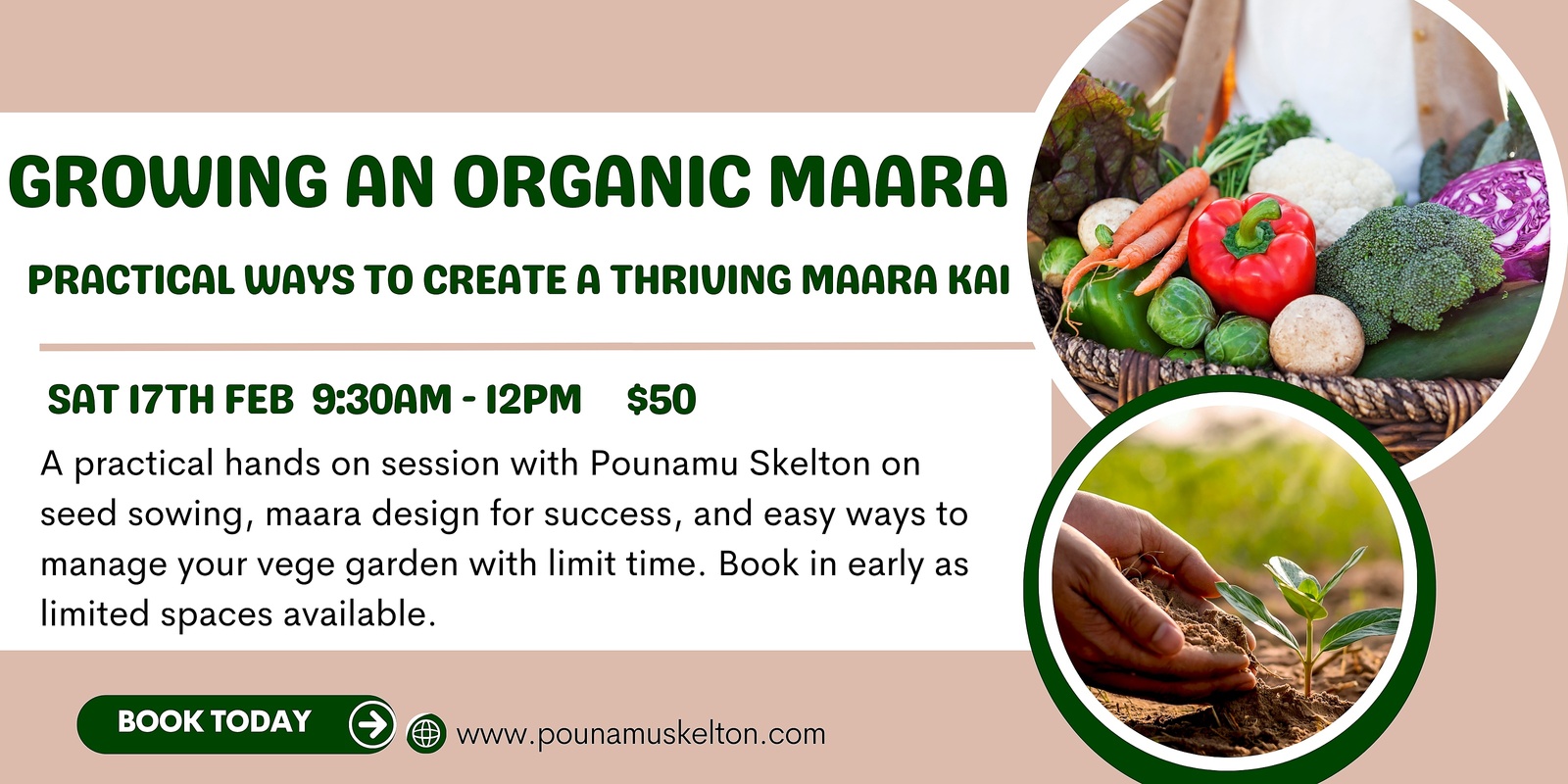 Banner image for  Growing an Organic Maara 
