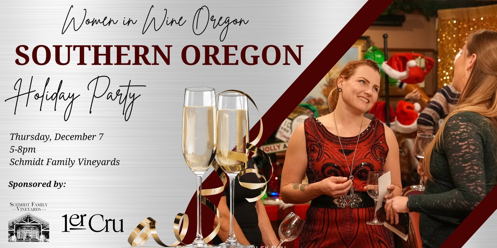 Banner image for Women in Wine Southern Oregon Holiday Party