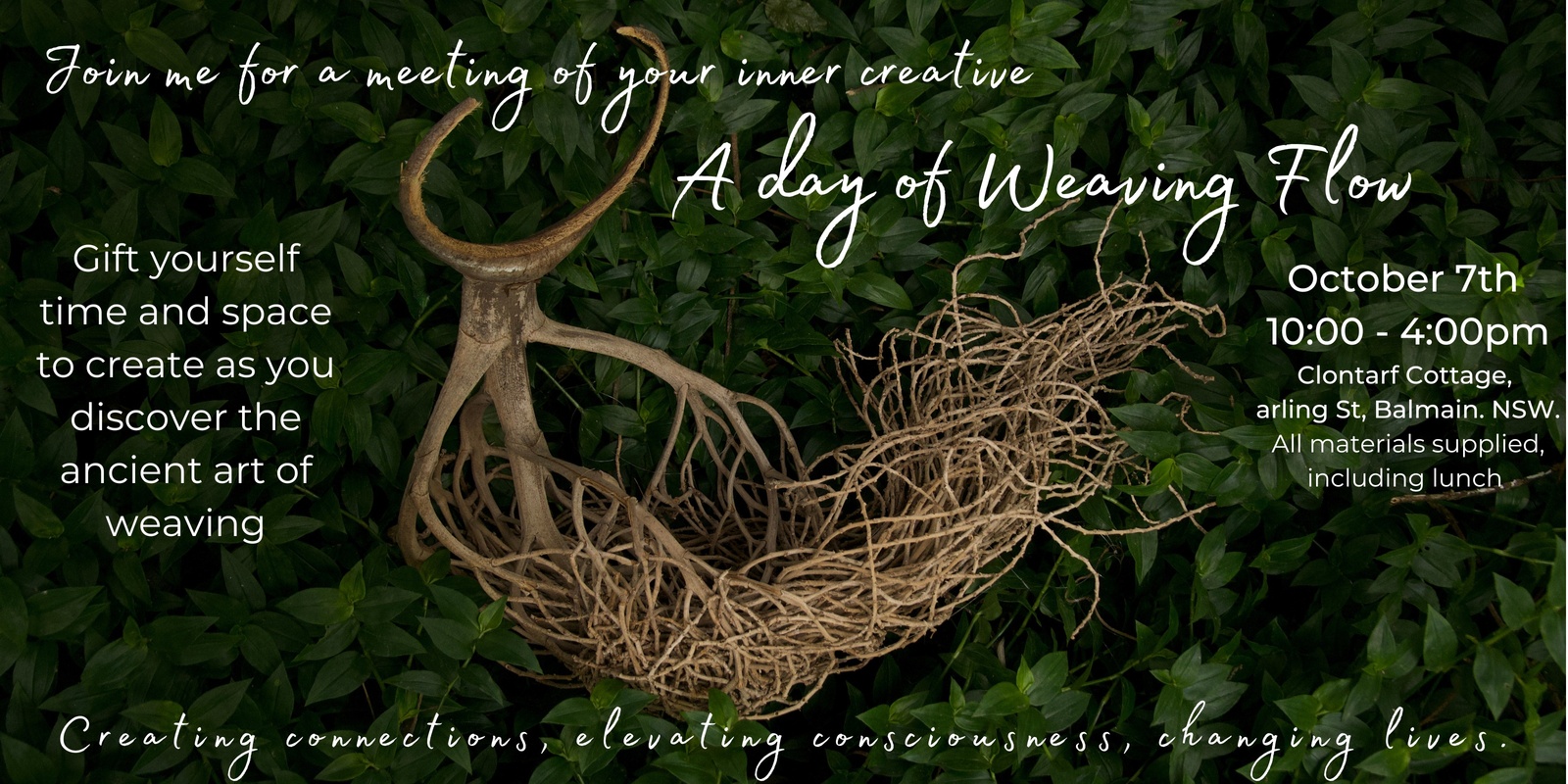 Banner image for A Day of Weaving Flow: Balmain - Sydney Craft Week