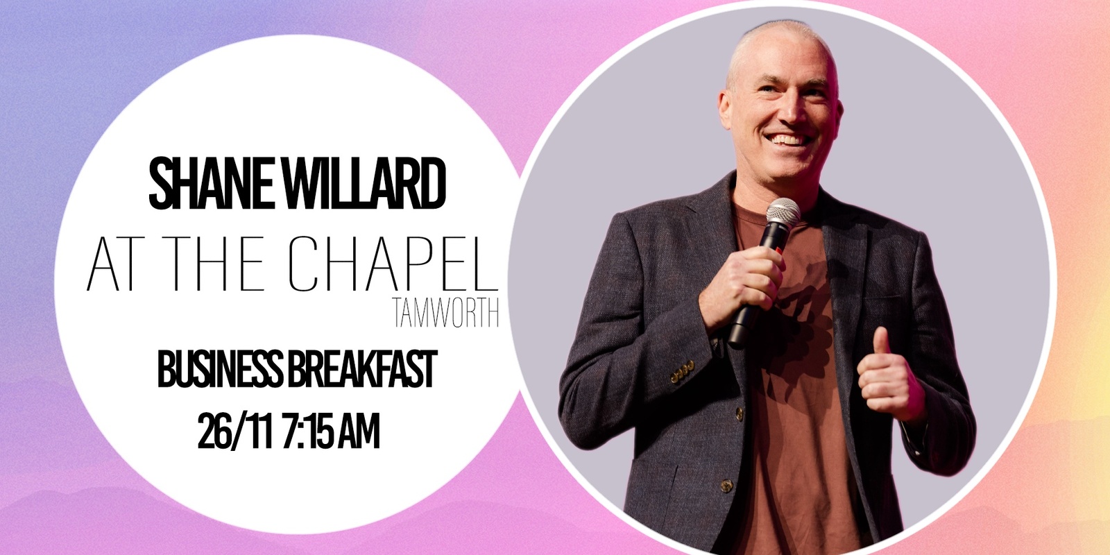 Banner image for Business Leaders Breakfast with Shane Willard