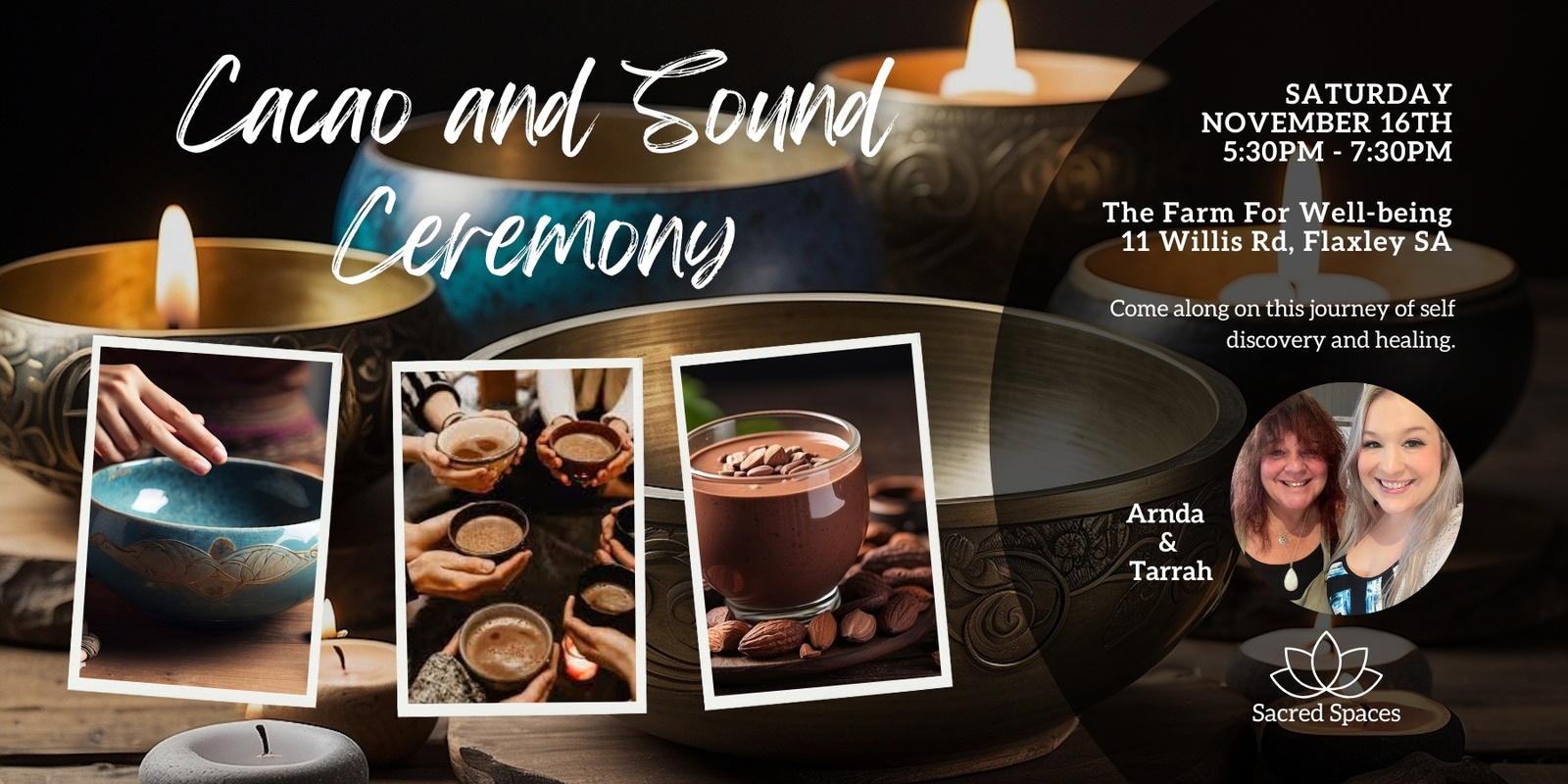 Banner image for Cacao and Sound Ceremony