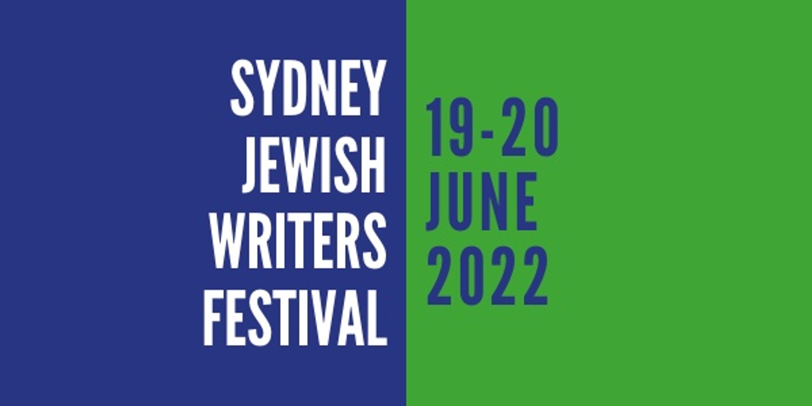 Banner image for Sydney Jewish Writers Festival 2022