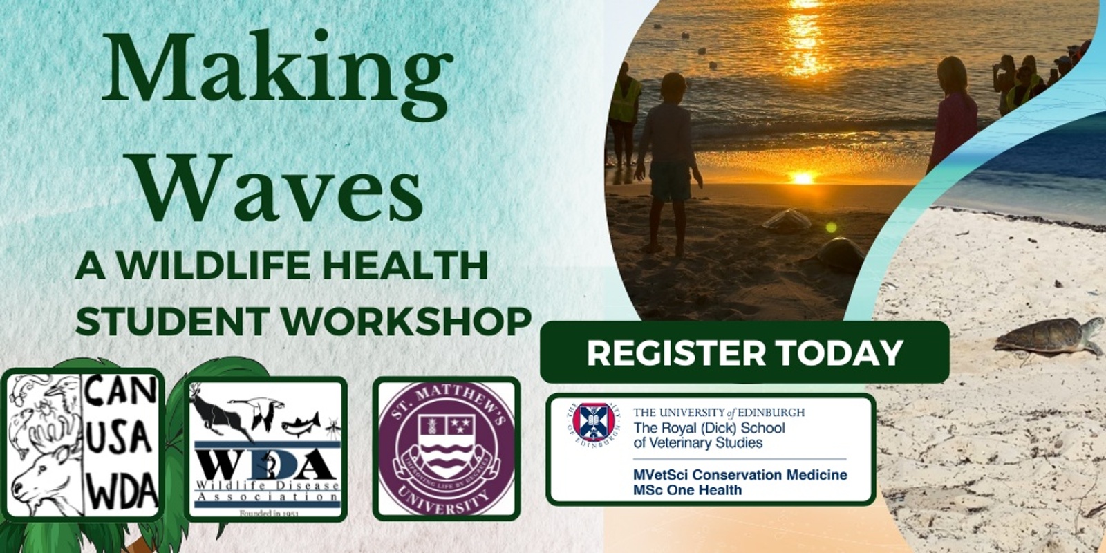 Banner image for Making Waves: A Wildlife Health Student Workshop