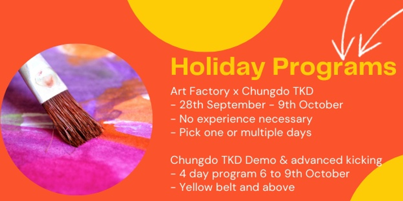 Banner image for September 2020 holiday program