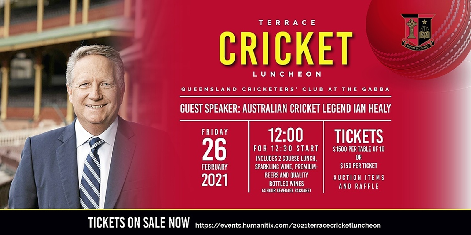 Banner image for St Joseph's College, Gregory Terrace Cricket Luncheon