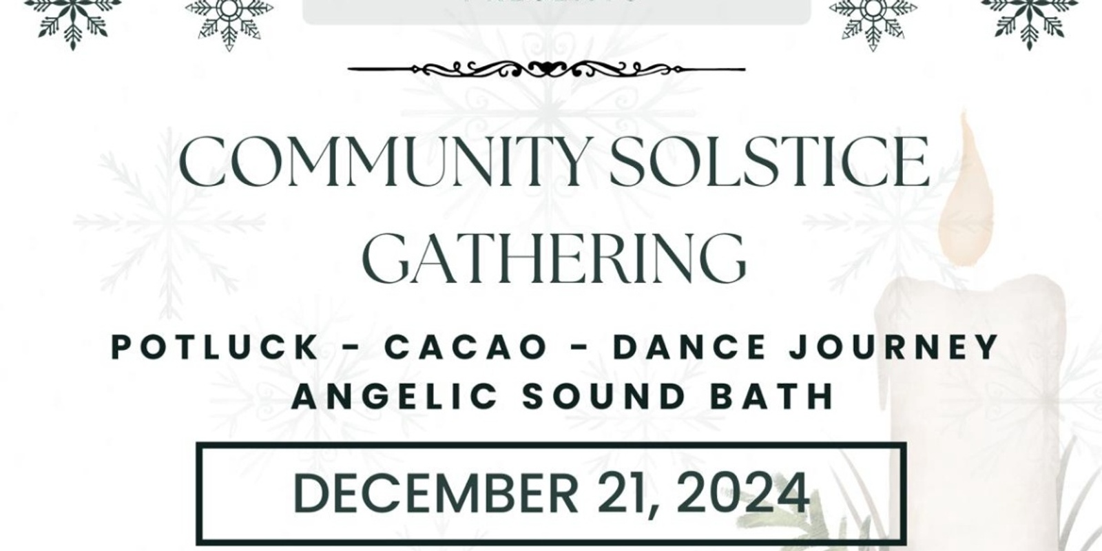 Banner image for Winter Solstice feat Sarah Conner, Erika Merz, Dorothy Morganna @ FREMONT ABBEY - A community gathering - 5-9pm @ FREMONT ABBEY