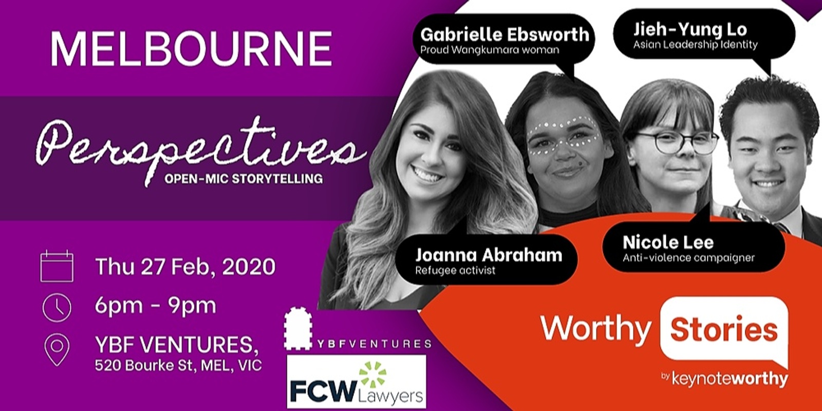 Banner image for Worthy Stories by Keynoteworthy (Melbourne)