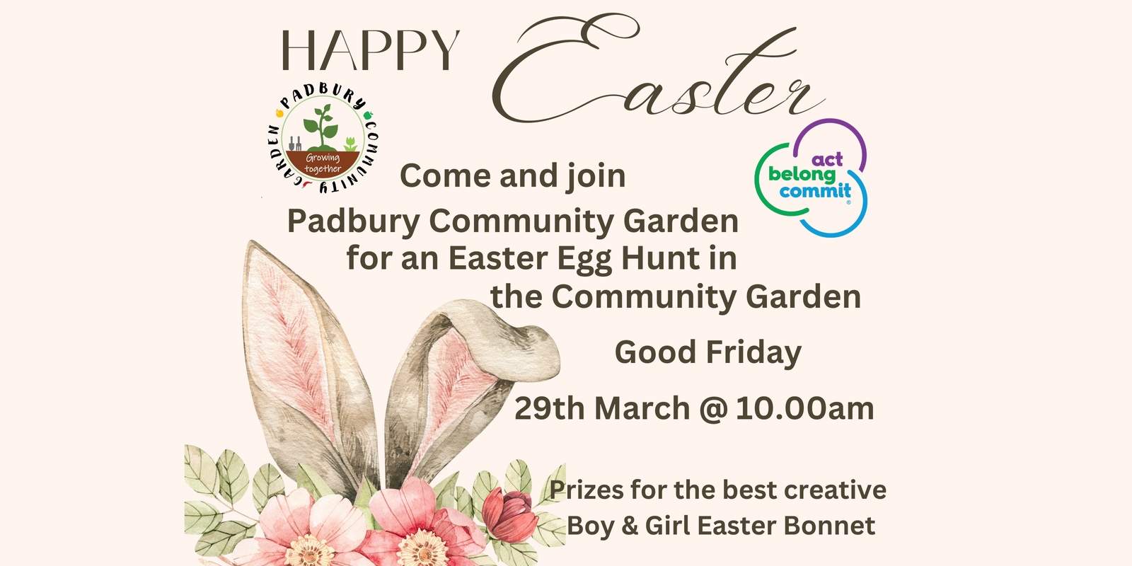 Banner image for Easter Egg Hunt at Padbury Community Garden