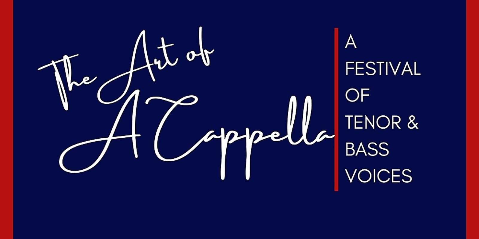 Banner image for Art of A Cappella - Finale Concert