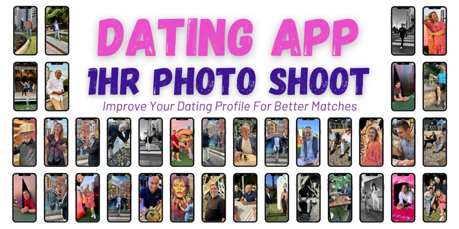 Banner image for Dating App 1 hr Photo Shoot | Improve Your Dating Profile For Better Matches (Melbourne)