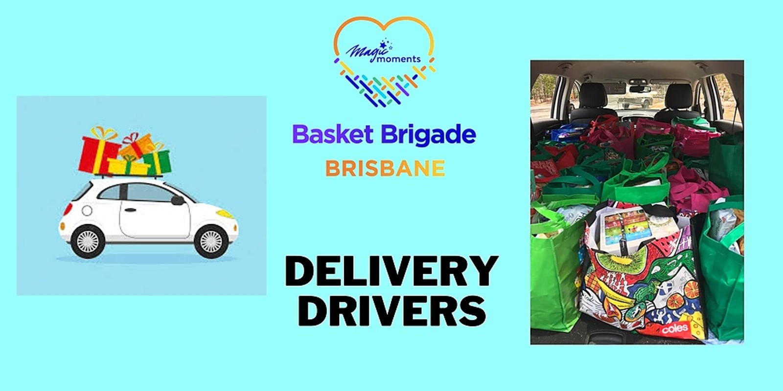 Banner image for Brisbane Basket Brigade 2023 Volunteers - Southside DELIVERY DRIVERS and DISPATCH