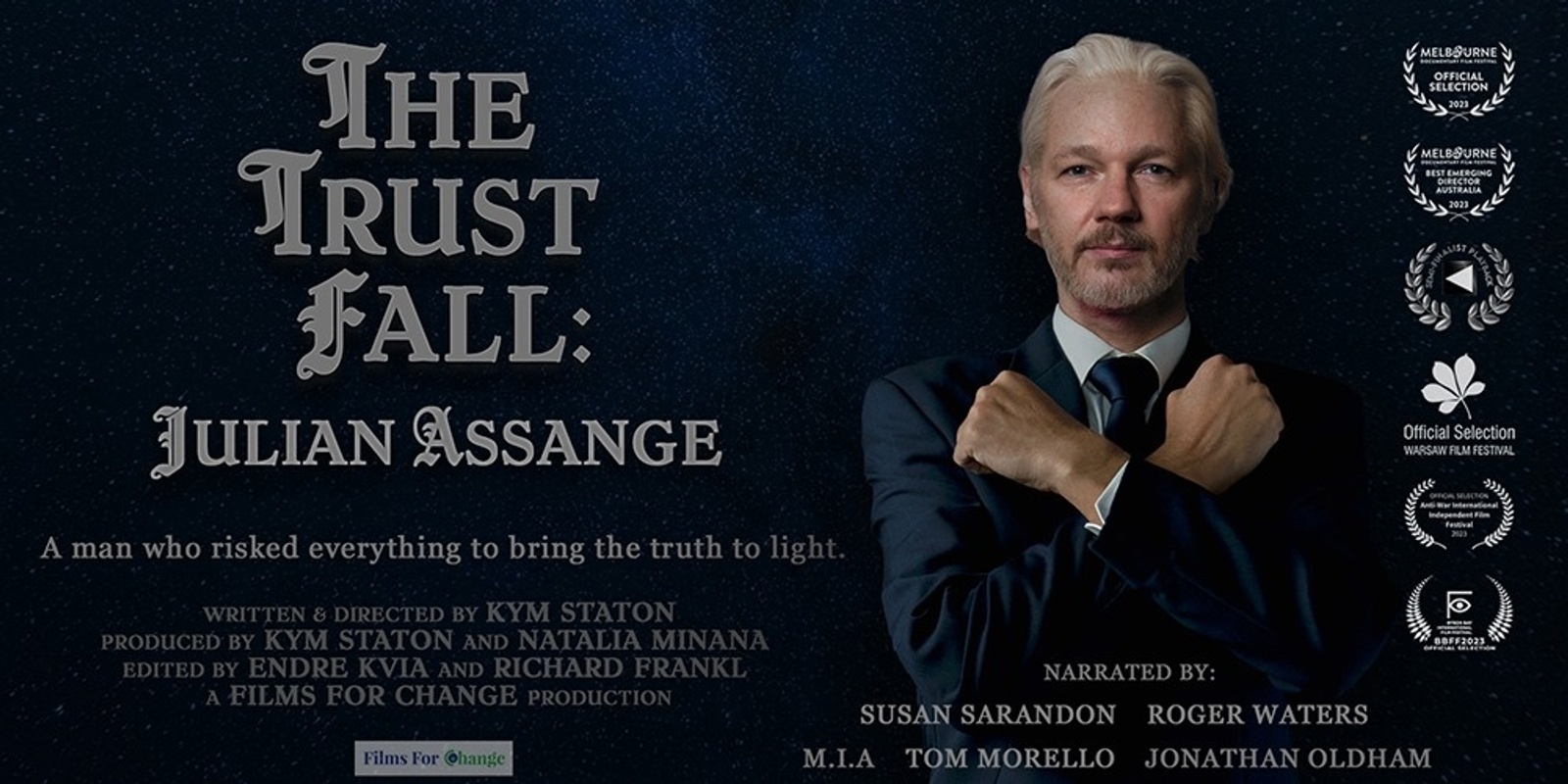 Banner image for The Trust Fall - Julian Assange Movie Night @Radius!