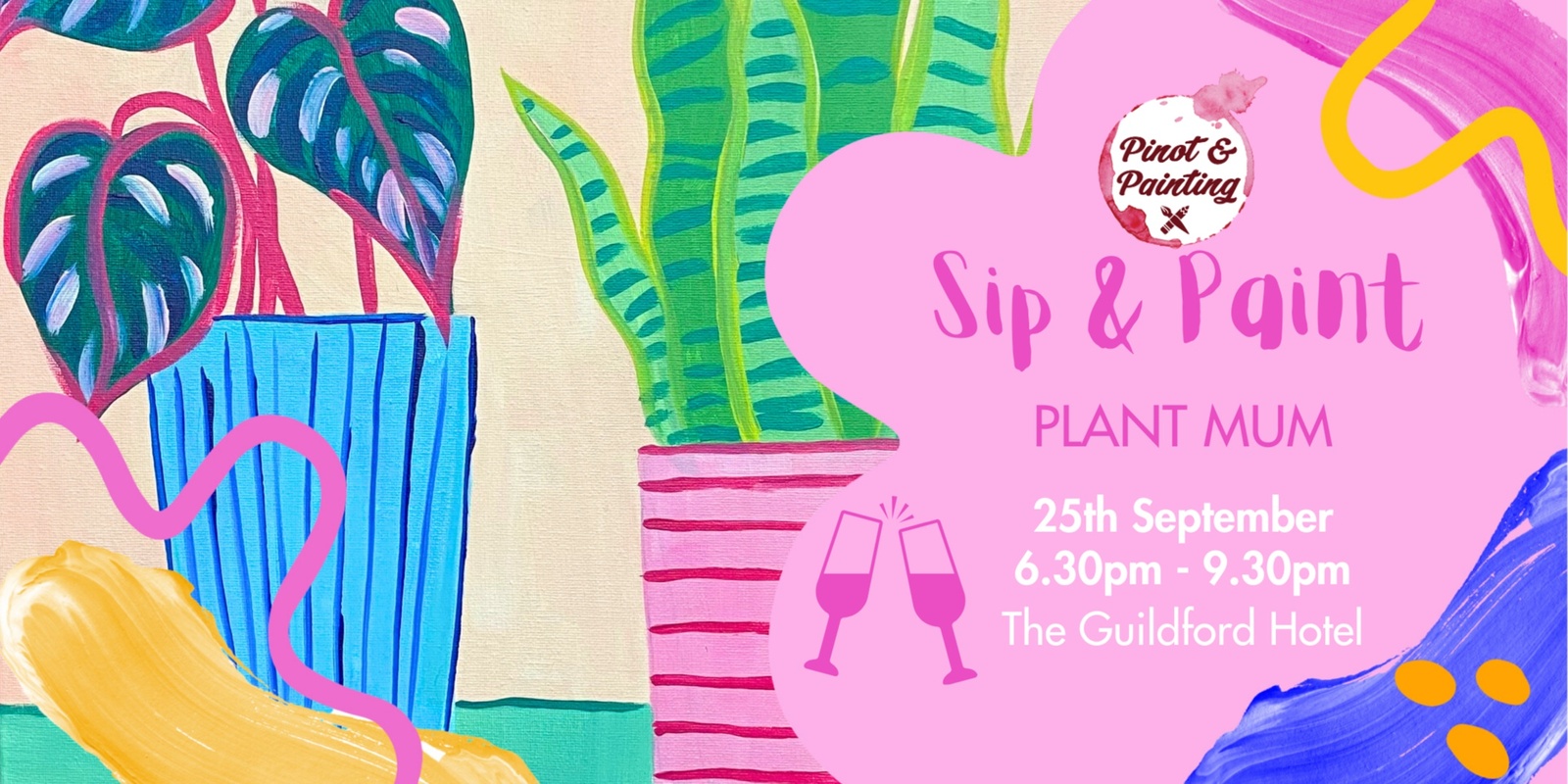 Banner image for Sip & Paint: Plant Mum @ The Guildford Hotel