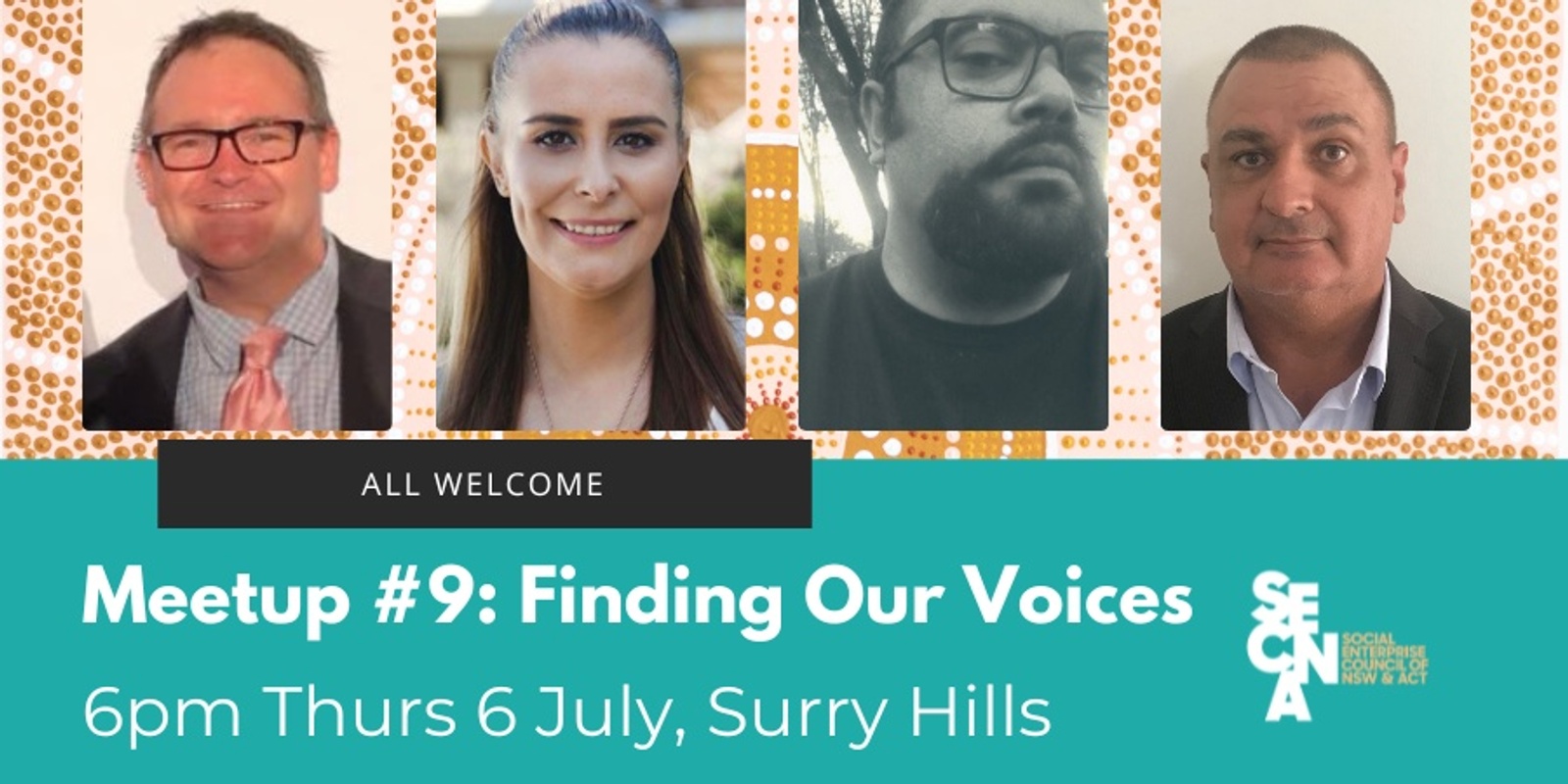 Banner image for SECNA Meetup #9: Finding Our Voices