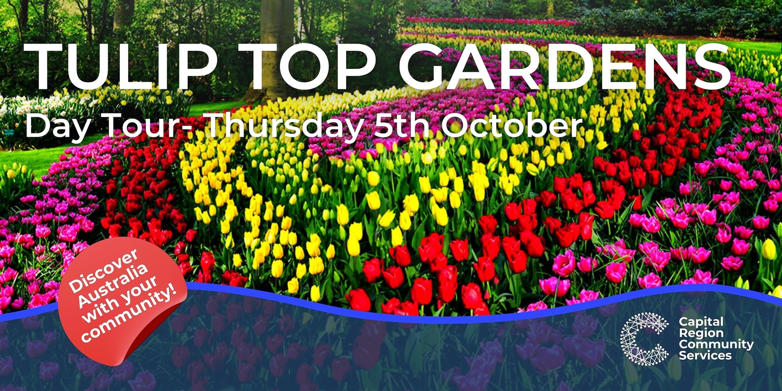 Banner image for Tulip Top Gardens, Day Tour 