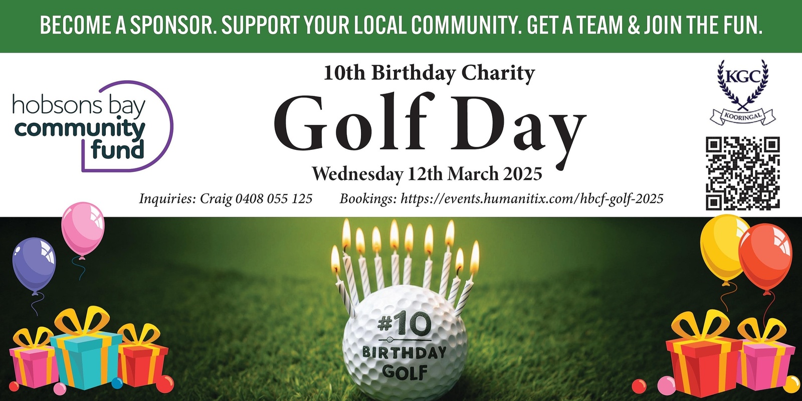 Banner image for Hobsons Bay Community Fund - 10th Birthday Charity Golf Day 2025