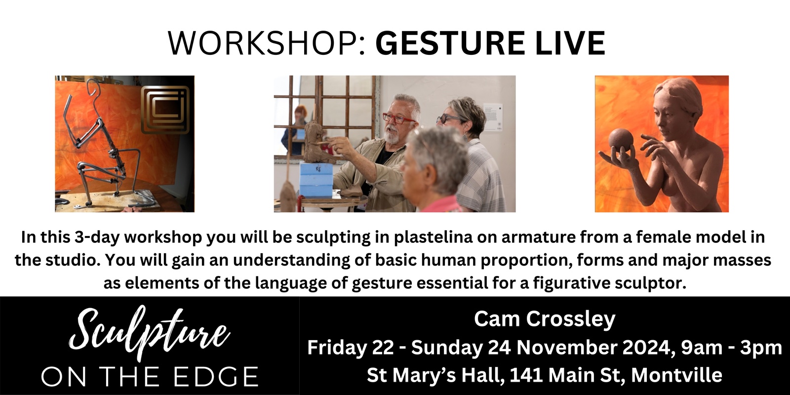 Banner image for Workshops 2024 - Friday 22 November - Cam Crossley - Gesture Live