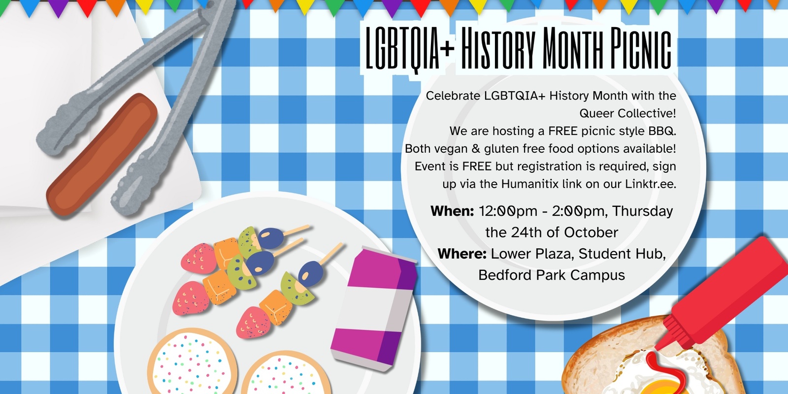 Banner image for LGBTQIA+ History Month Picnic