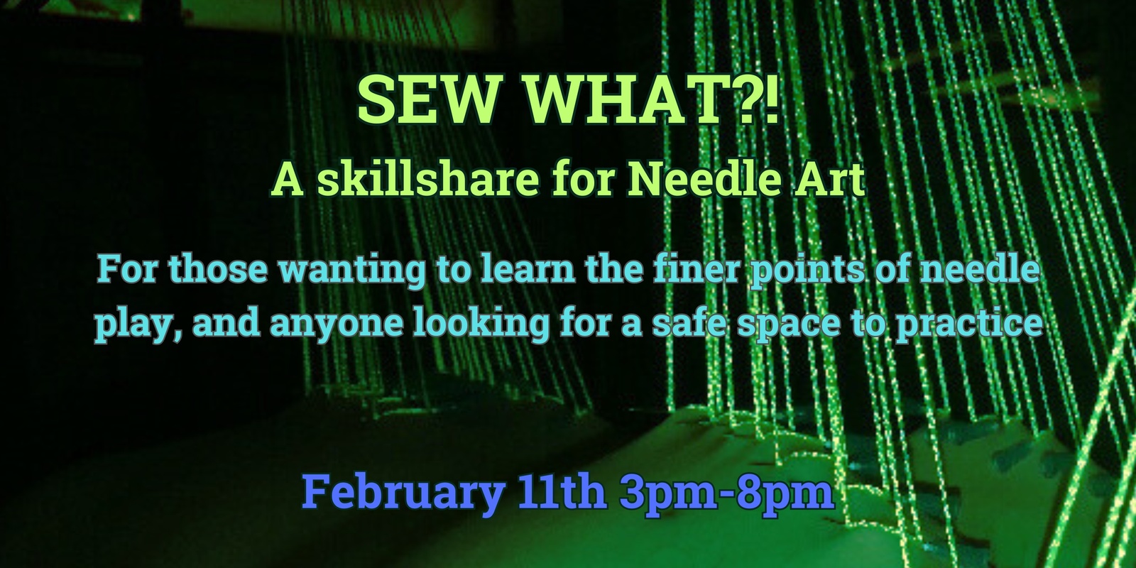 Banner image for Sew What?! A Monthly Night of Needles