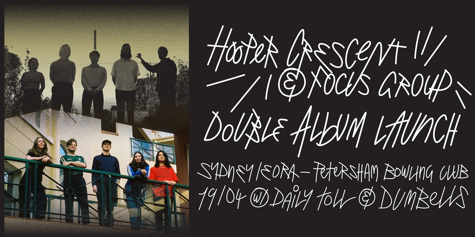 Banner image for Focus Group & Hooper Crescent Double Album Launch