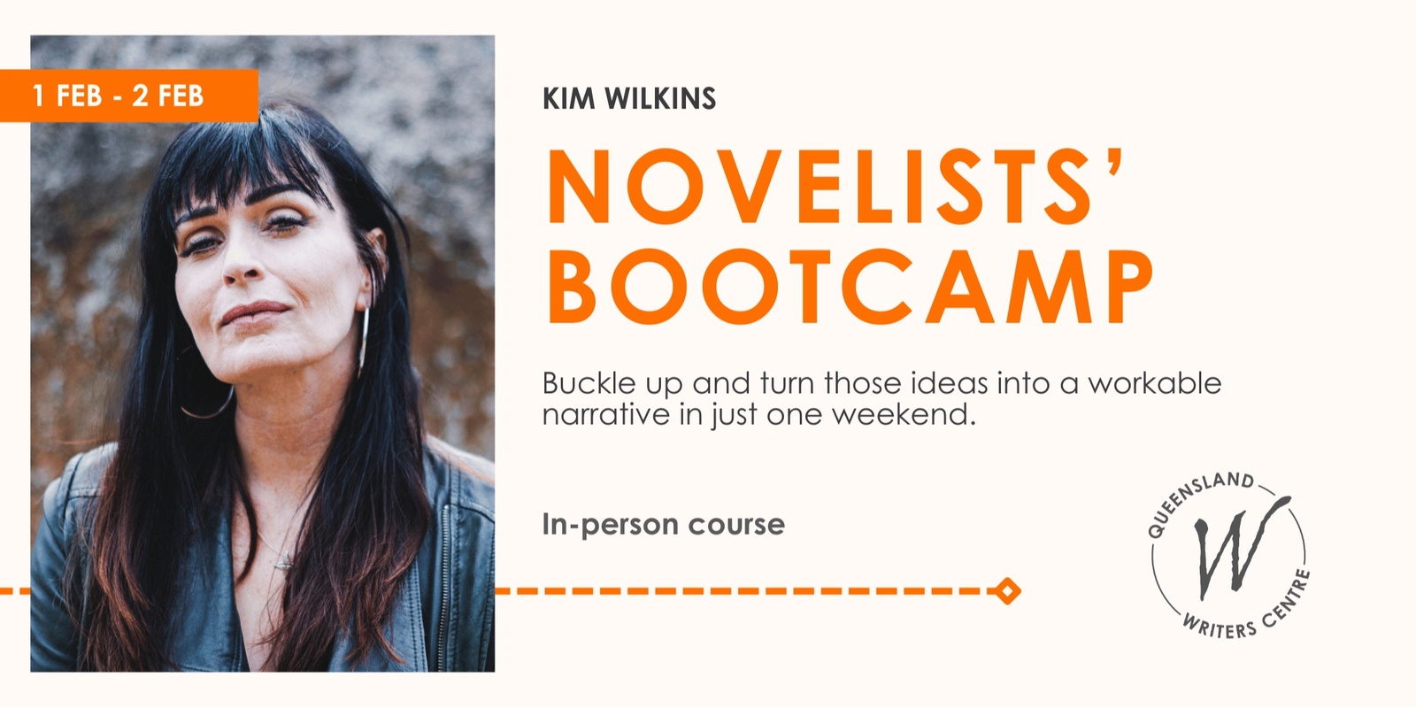 Banner image for Novelists' Bootcamp with Kim Wilkins