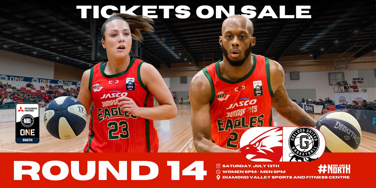 Banner image for NBL1 Diamond Valley Eagles vs Geelong United 