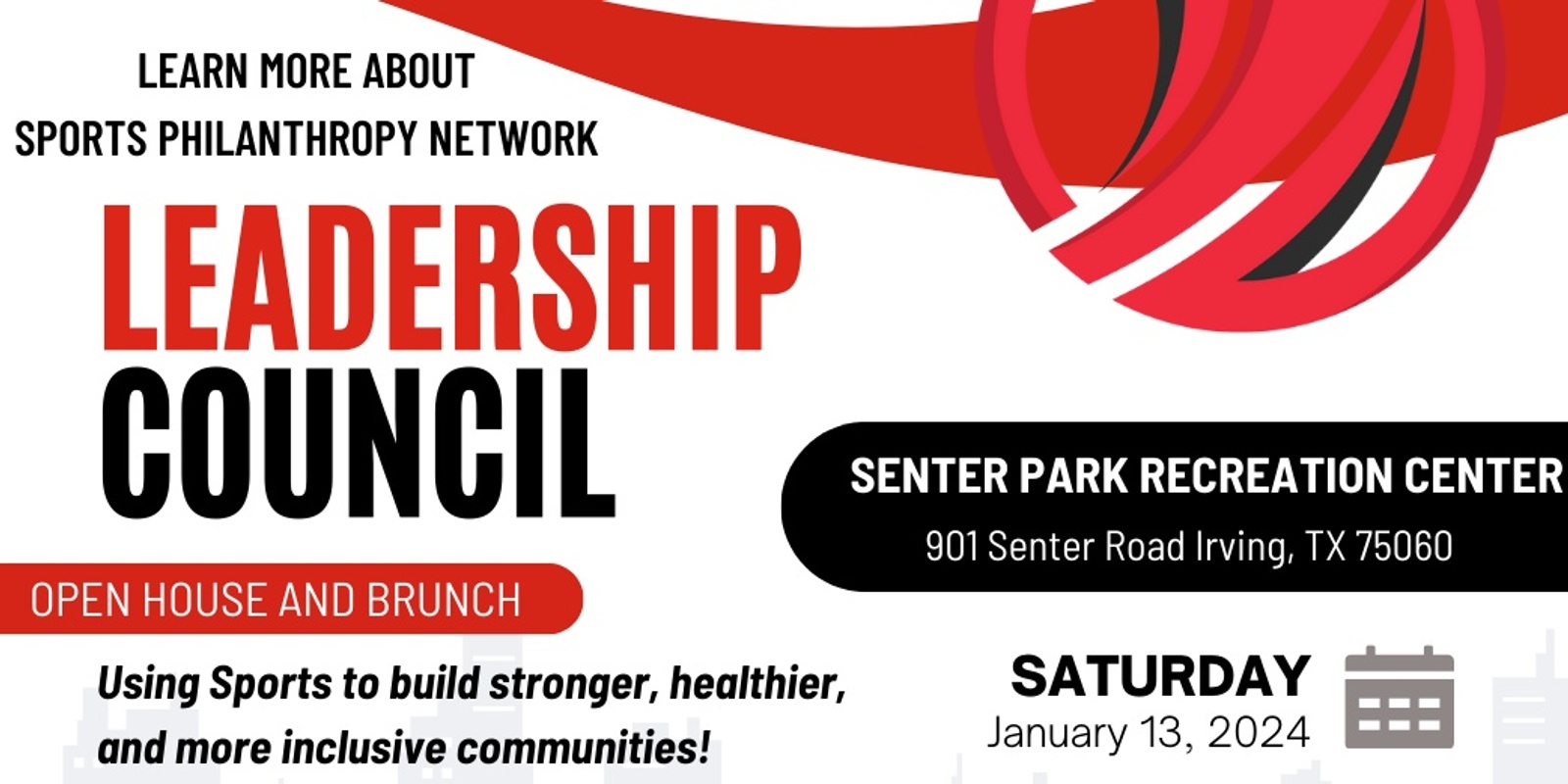 Banner image for Sports Philanthropy Network DFW Leadership Council Open House (1-13-24)