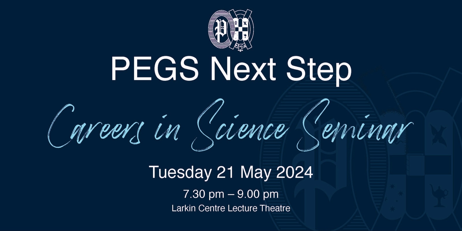 Banner image for PEGS Next Step: Careers in Science Seminar