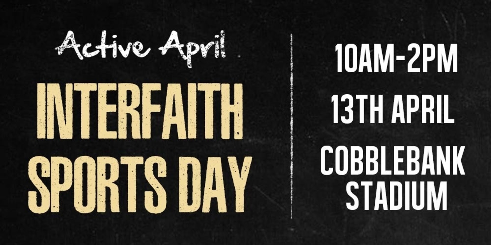 Banner image for Active April - Interfaith Sports Day