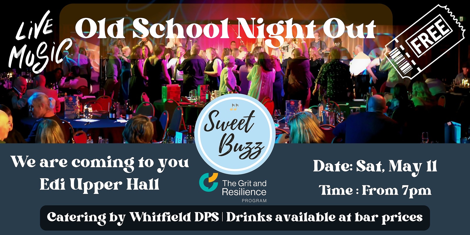 Banner image for Old School Night Out - Edi Upper Hall