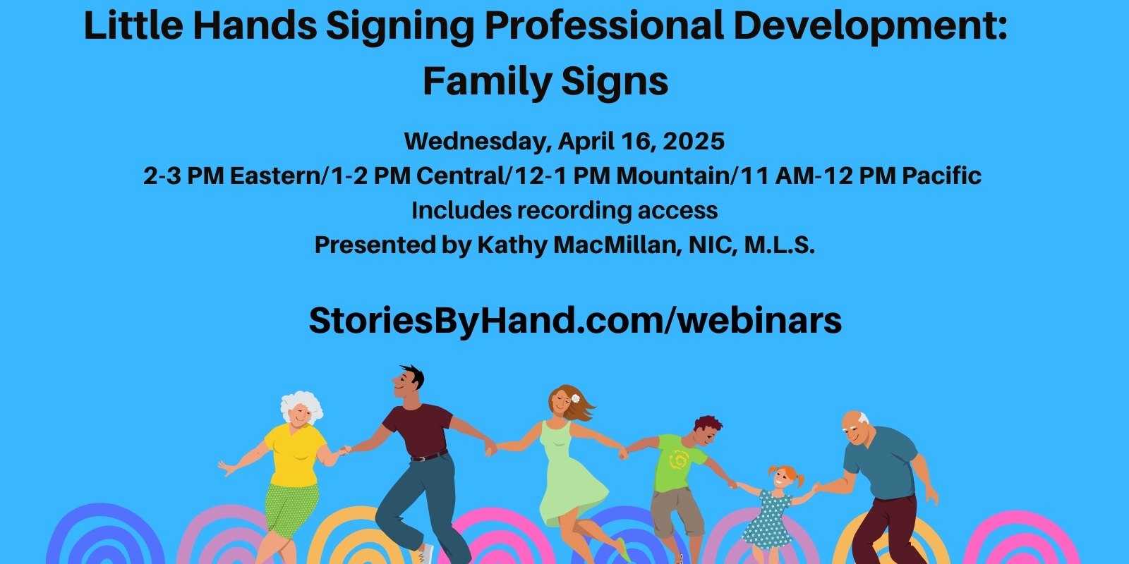 Banner image for Little Hands Signing Professional Development: Family Signs