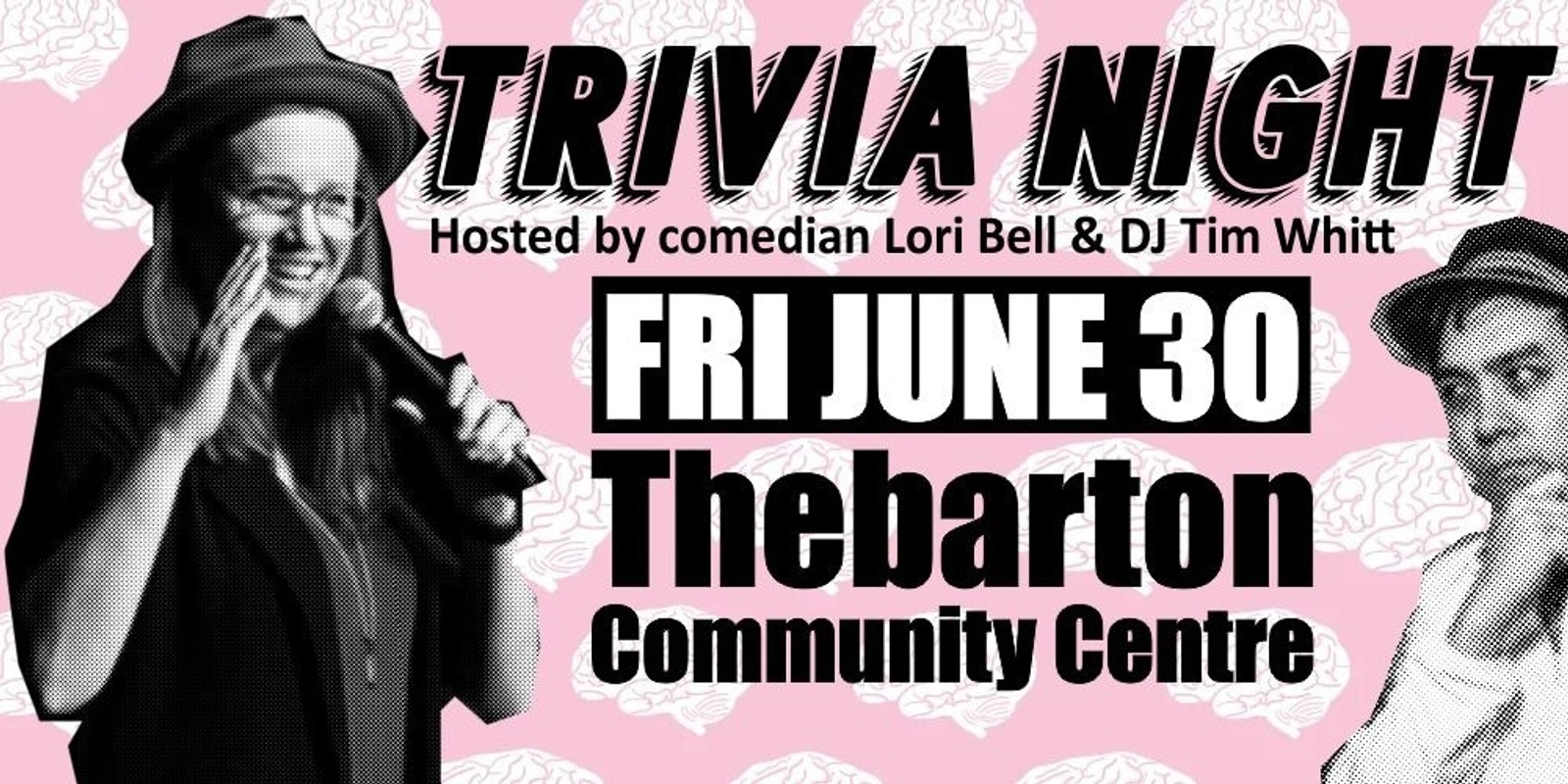 Banner image for Trivia Night hosted by Comedian Lori Bell & Tim Whitt 