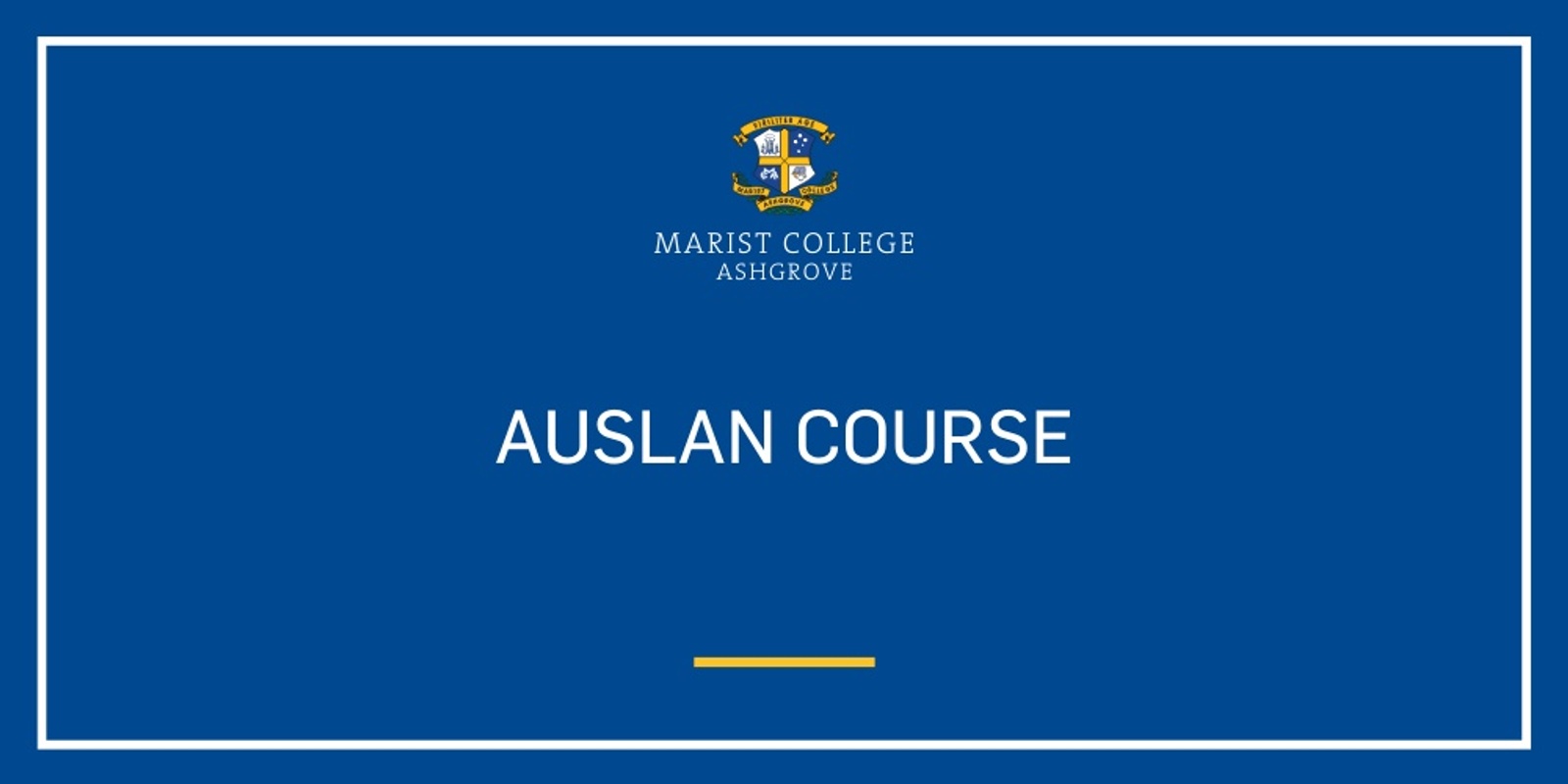 Banner image for Marist College Ashgrove Auslan Course