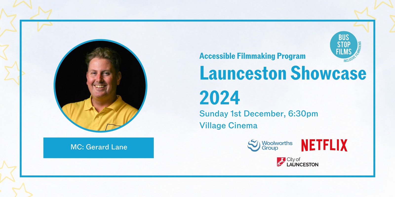 Banner image for Bus Stop Films Launceston Showcase 2024