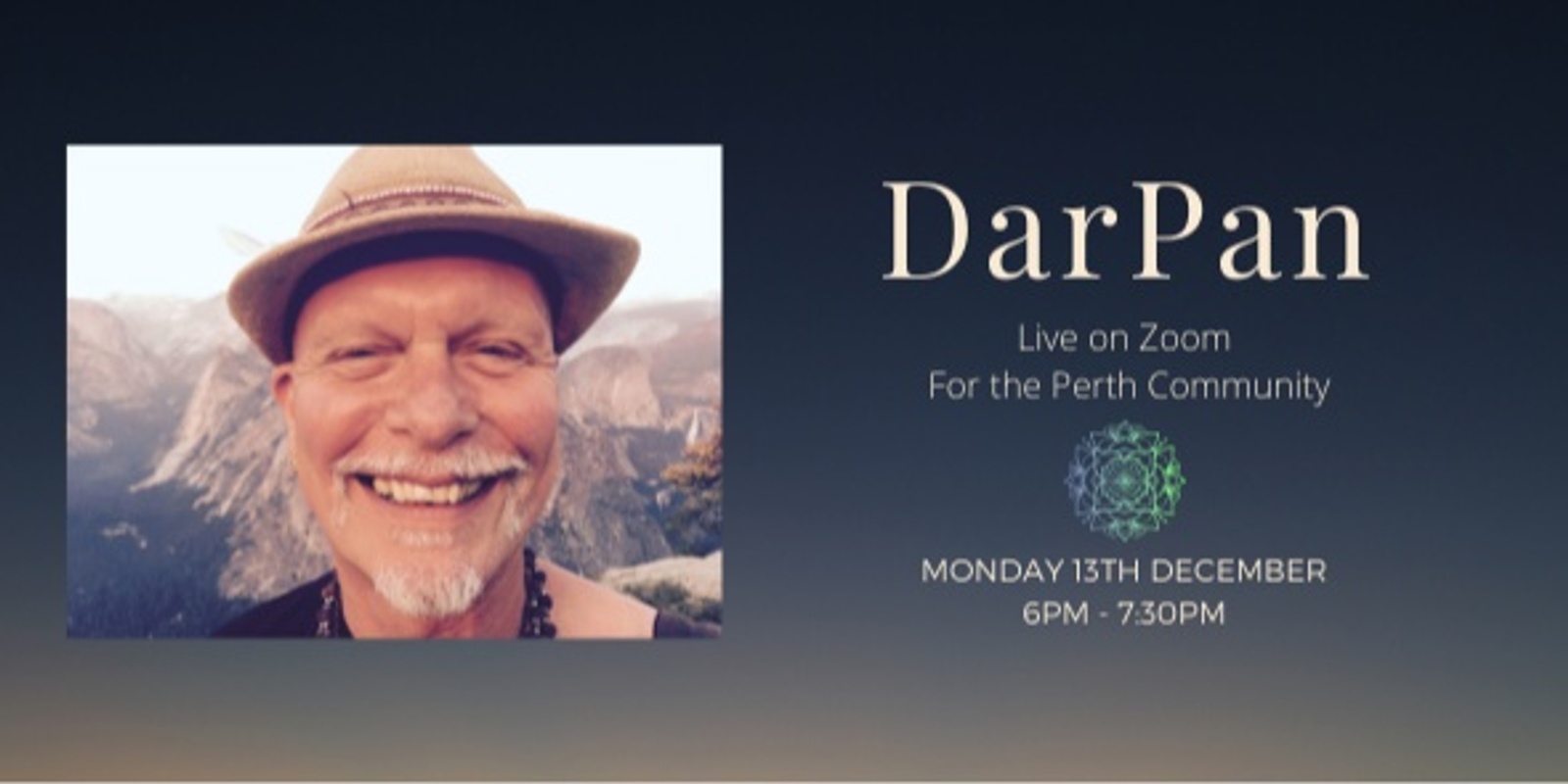 Banner image for DarPan - Live on Zoom for the Perth Community