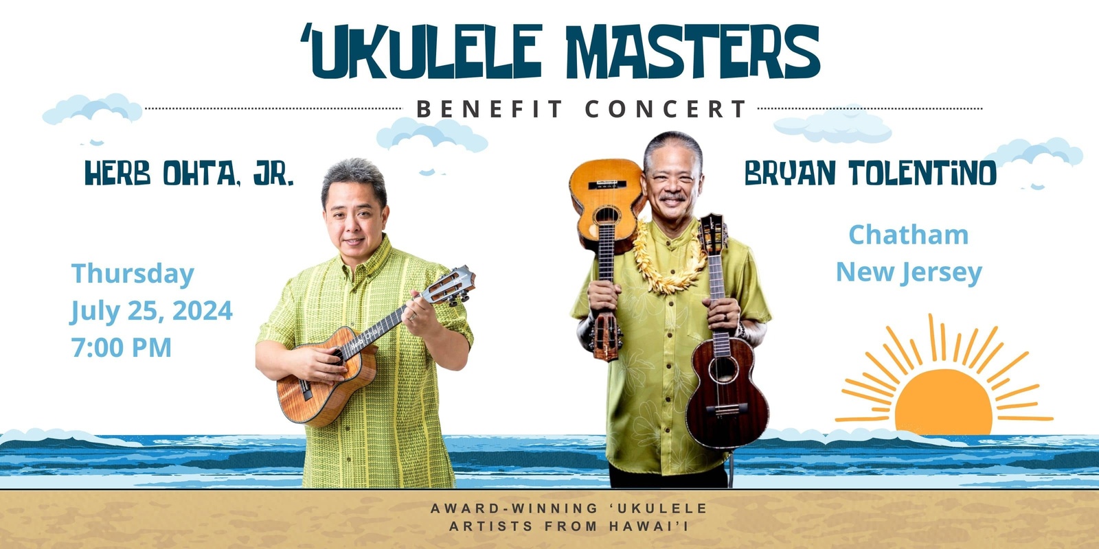 Banner image for ‘ Ukulele Masters: Herb Ohta Jr. & Bryan Tolentino
