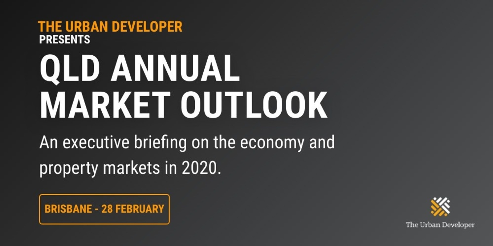Banner image for The Urban Developer's Annual Market Outlook - Queensland