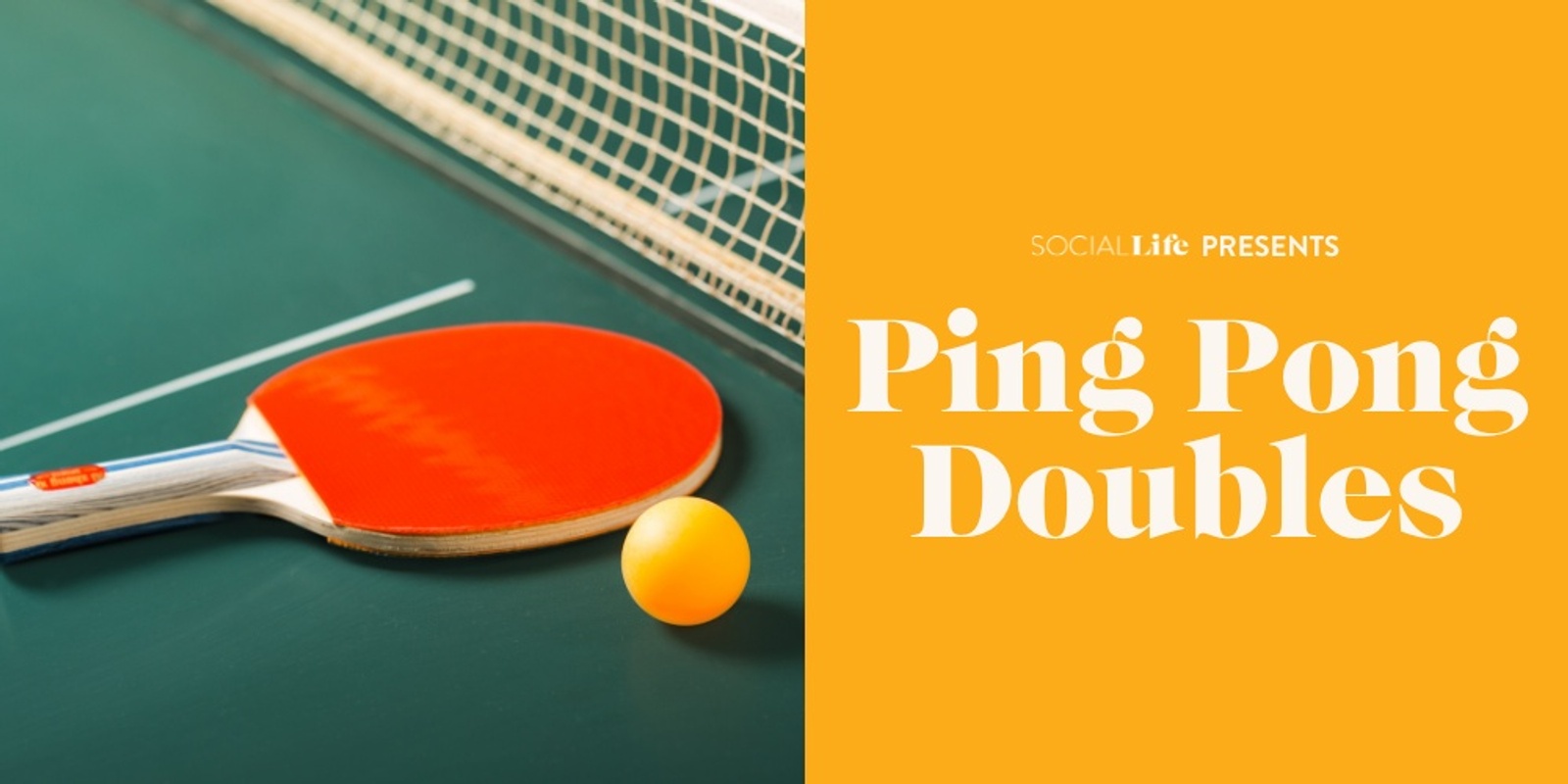 Banner image for Mixed Double Ping Pong @ SocialLife
