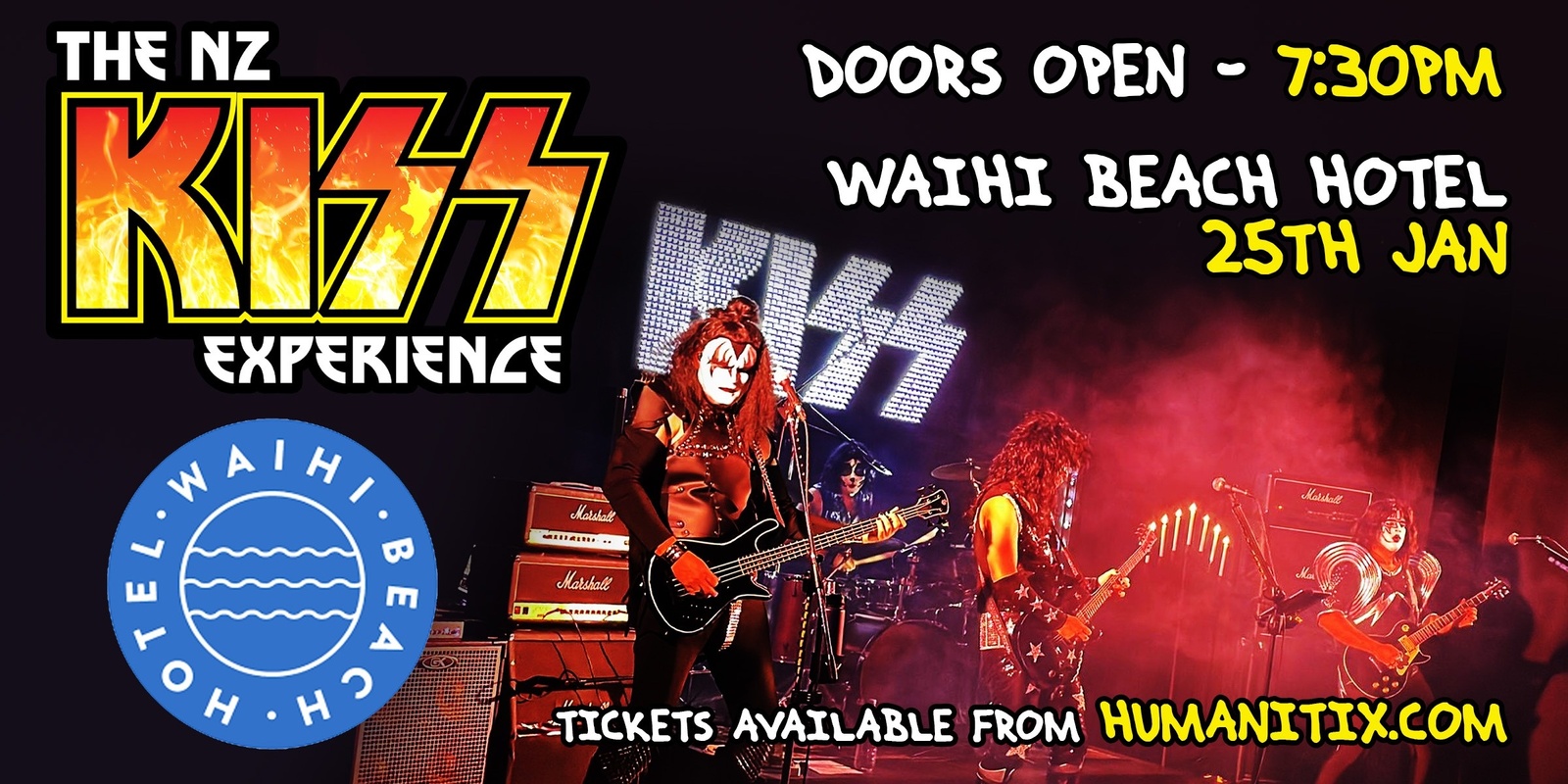 Banner image for The NZ Kiss Experience - Waihi Beach Hotel